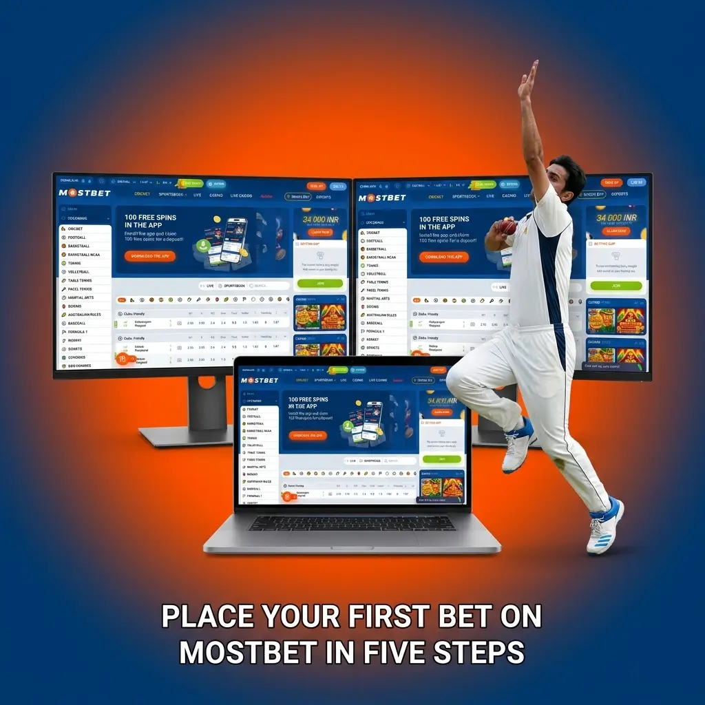 Step-by-step guide to placing your first sports bet on Mostbet in Pakistan in five easy steps